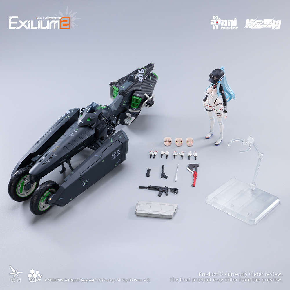 NUCLEAR GOLD RECONSTRUCTION "GIRLS' FRONTLINE 2: EXILIUM" KLUKAI - SPEED STAR SET 1/12 COMPLETE MODEL ACTION FIGURE PLASTIC KIT