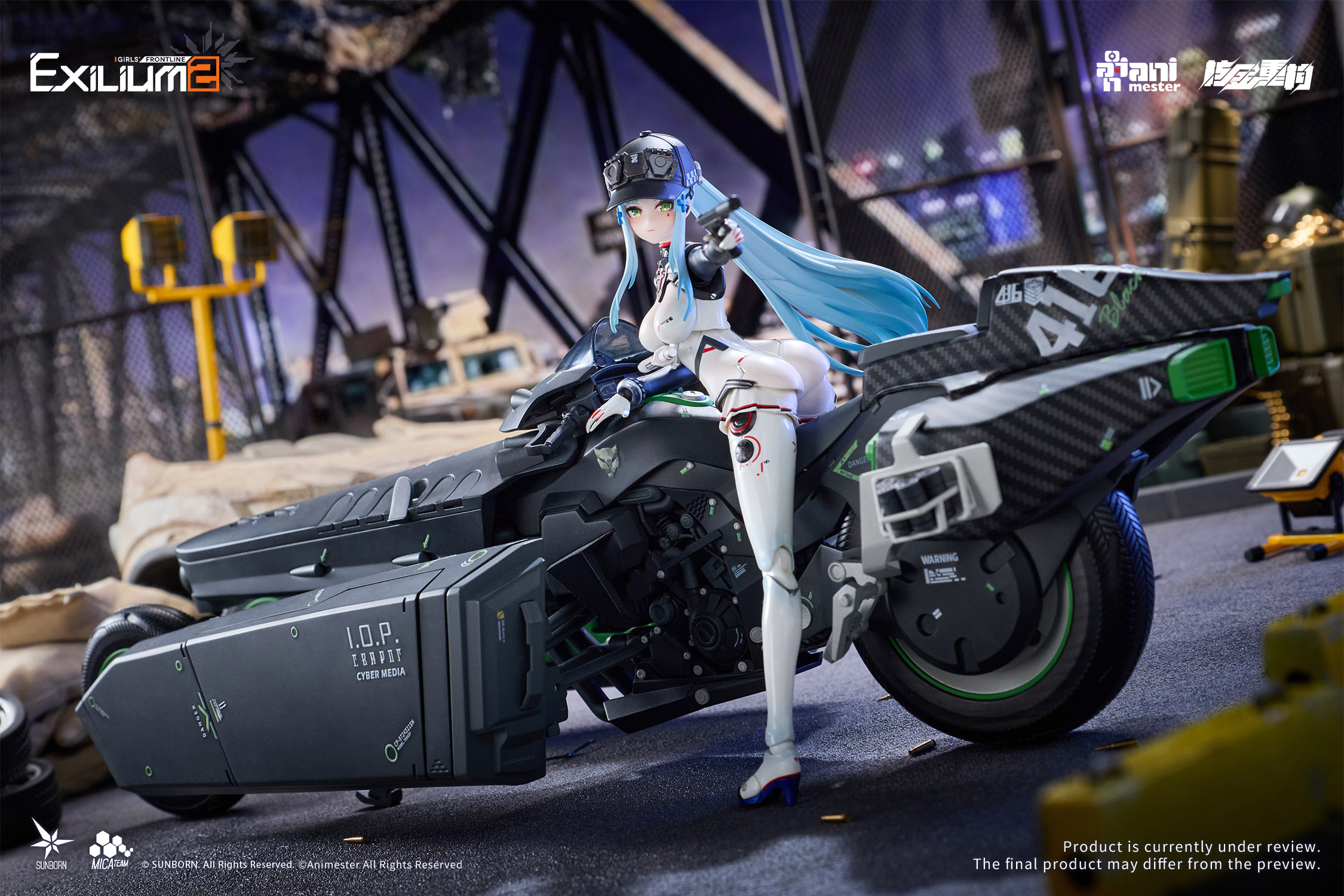 NUCLEAR GOLD RECONSTRUCTION "GIRLS' FRONTLINE 2: EXILIUM" KLUKAI - SPEED STAR SET 1/12 COMPLETE MODEL ACTION FIGURE PLASTIC KIT