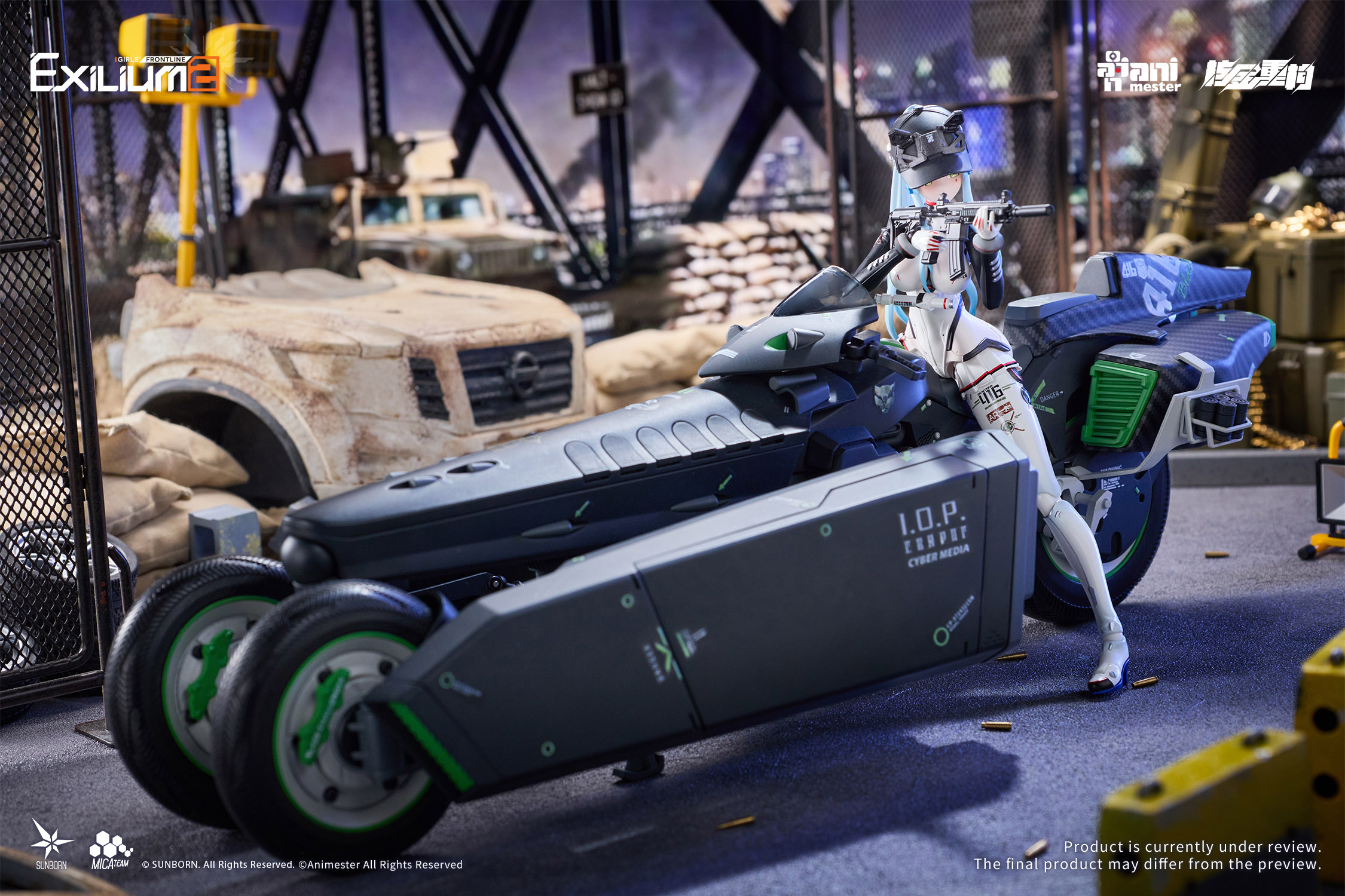 NUCLEAR GOLD RECONSTRUCTION "GIRLS' FRONTLINE 2: EXILIUM" KLUKAI - SPEED STAR SET 1/12 COMPLETE MODEL ACTION FIGURE PLASTIC KIT
