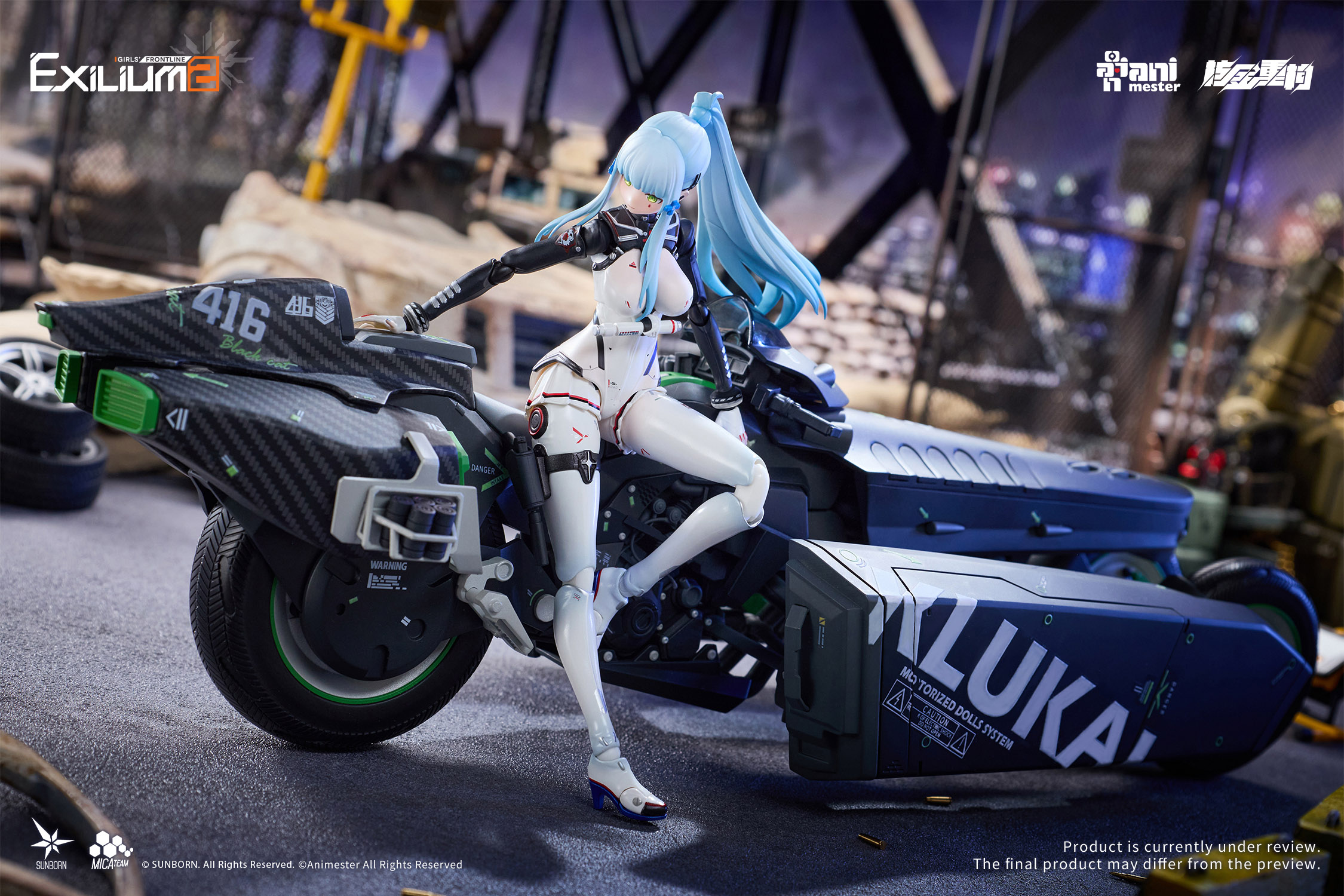 NUCLEAR GOLD RECONSTRUCTION "GIRLS' FRONTLINE 2: EXILIUM" KLUKAI - SPEED STAR SET 1/12 COMPLETE MODEL ACTION FIGURE PLASTIC KIT