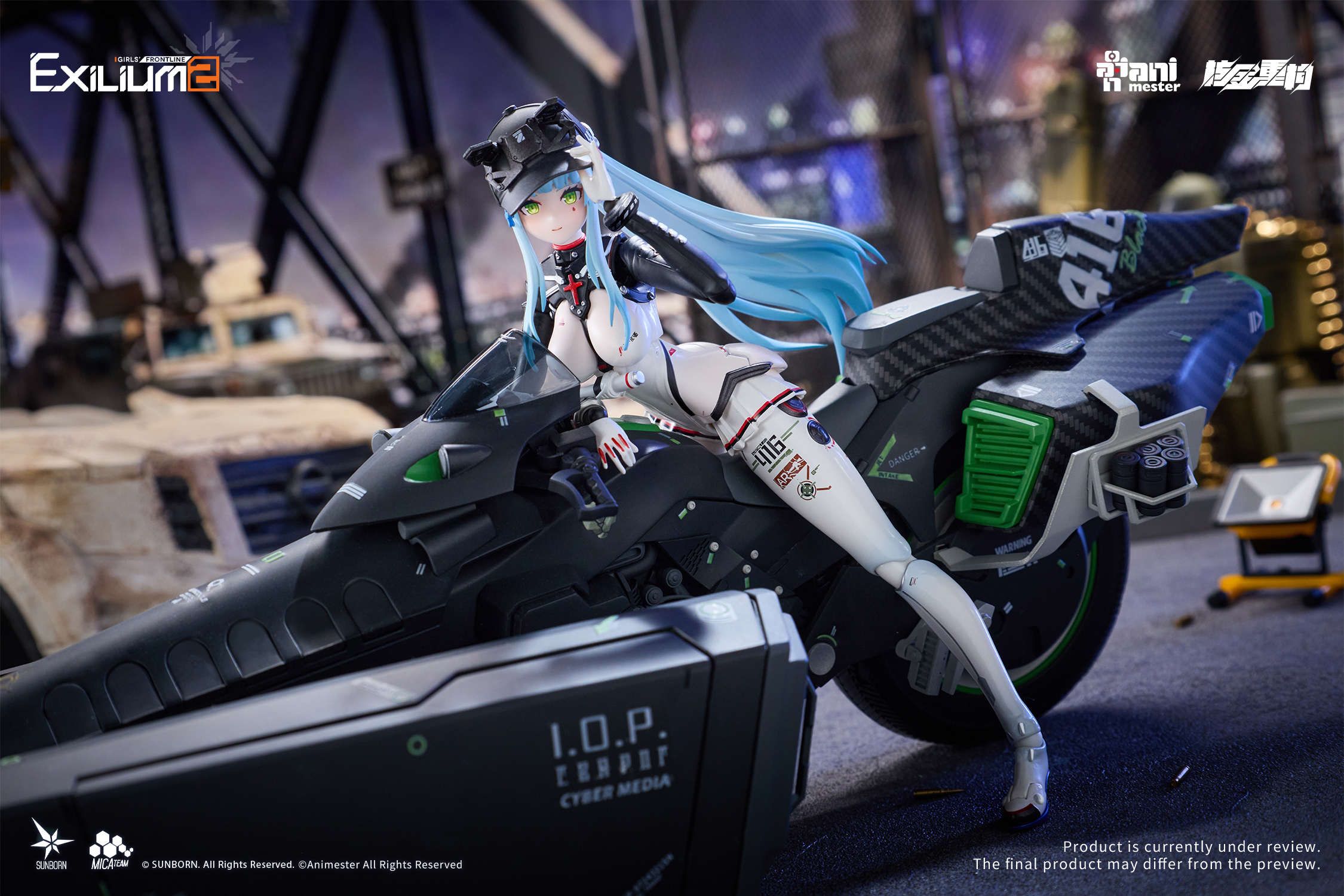 NUCLEAR GOLD RECONSTRUCTION "GIRLS' FRONTLINE 2: EXILIUM" KLUKAI - SPEED STAR SET 1/12 COMPLETE MODEL ACTION FIGURE PLASTIC KIT