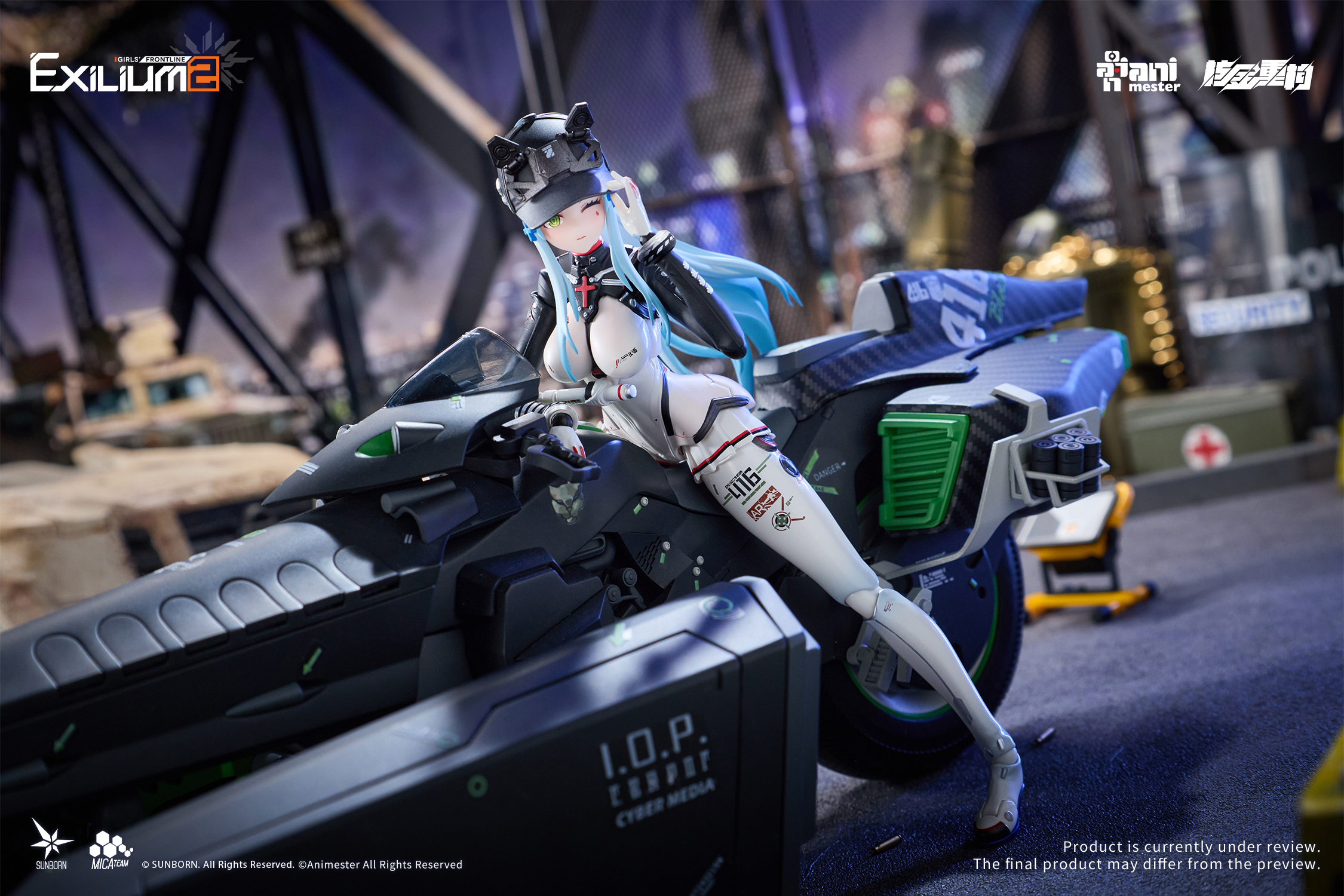 NUCLEAR GOLD RECONSTRUCTION "GIRLS' FRONTLINE 2: EXILIUM" KLUKAI - SPEED STAR SET 1/12 COMPLETE MODEL ACTION FIGURE PLASTIC KIT