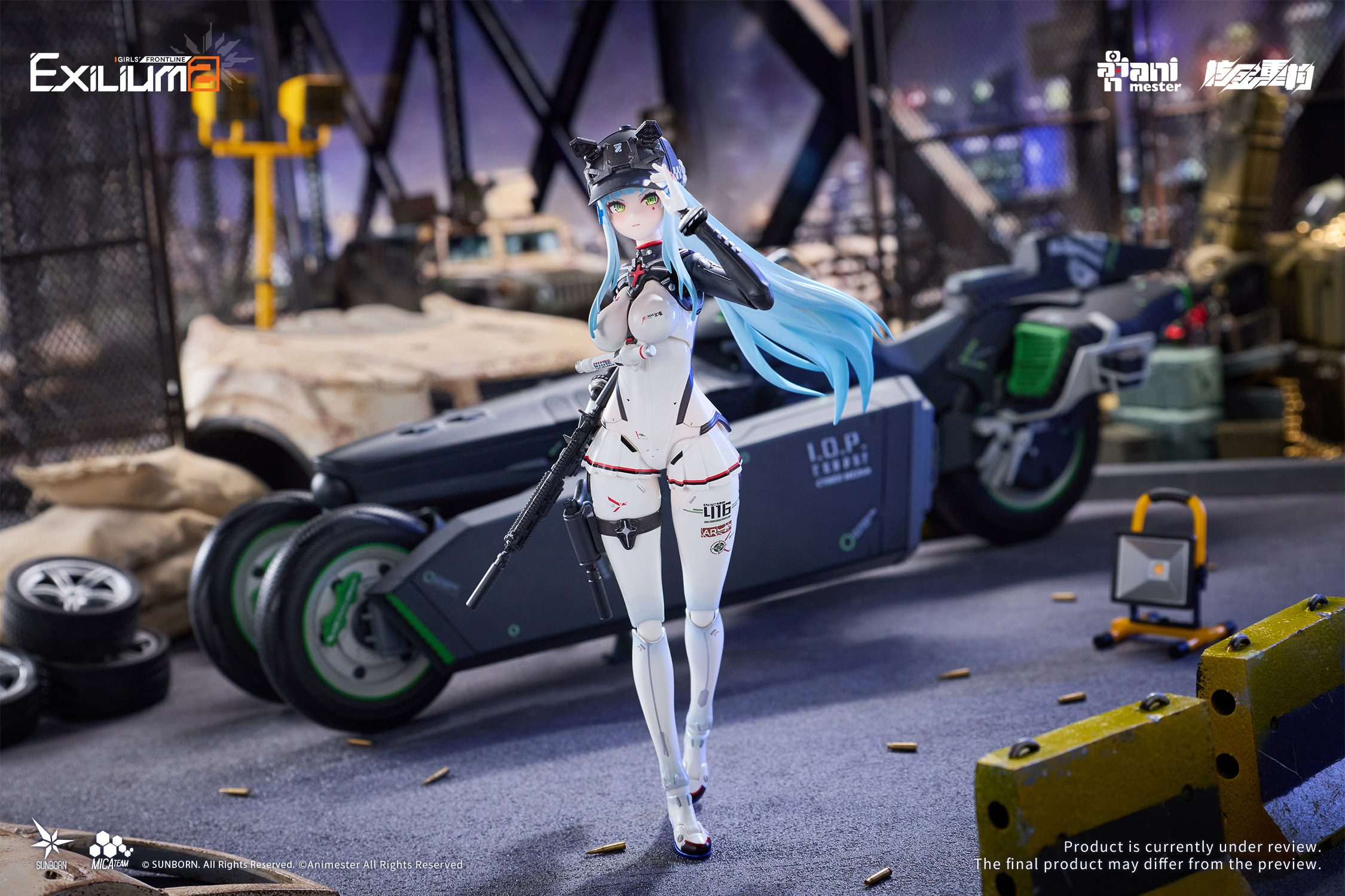 NUCLEAR GOLD RECONSTRUCTION "GIRLS' FRONTLINE 2: EXILIUM" KLUKAI - SPEED STAR SET 1/12 COMPLETE MODEL ACTION FIGURE PLASTIC KIT