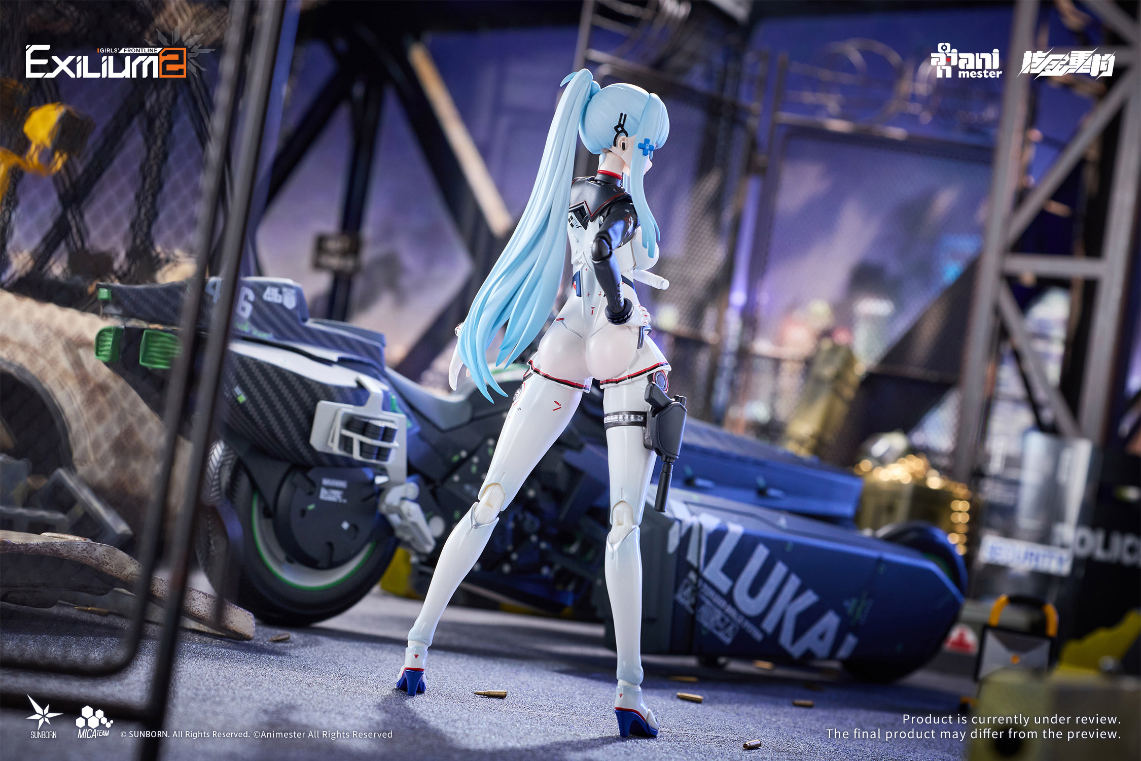 NUCLEAR GOLD RECONSTRUCTION "GIRLS' FRONTLINE 2: EXILIUM" KLUKAI - SPEED STAR SET 1/12 COMPLETE MODEL ACTION FIGURE PLASTIC KIT