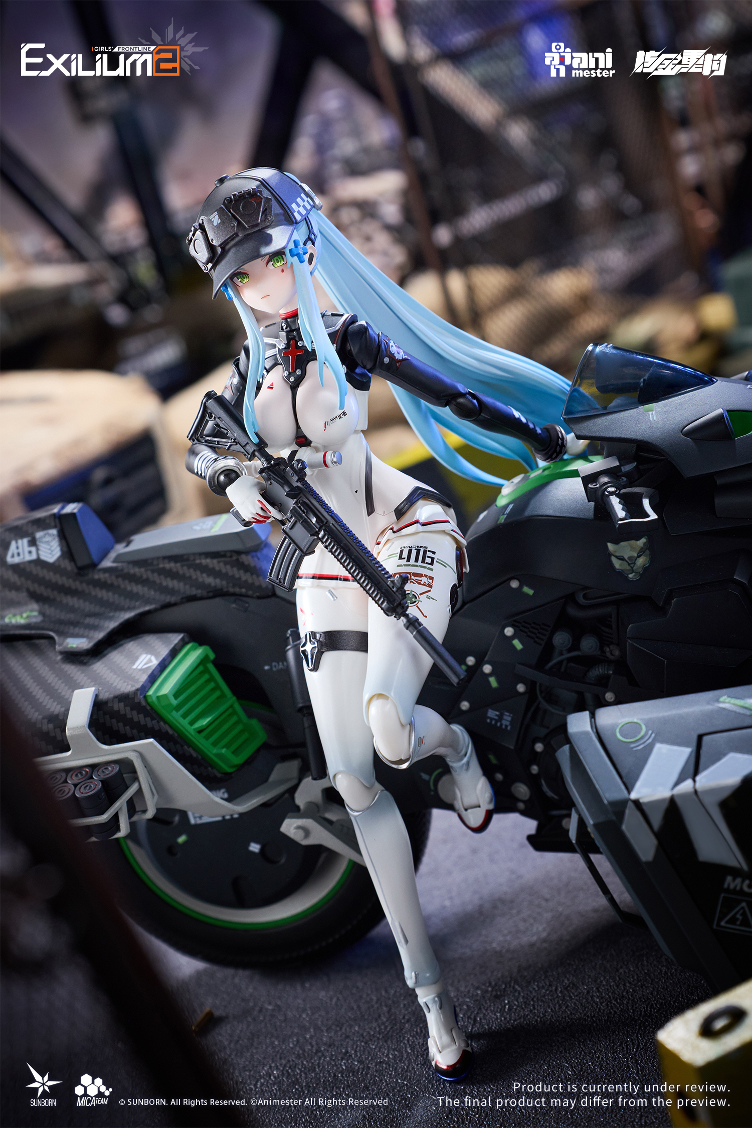 NUCLEAR GOLD RECONSTRUCTION "GIRLS' FRONTLINE 2: EXILIUM" KLUKAI - SPEED STAR SET 1/12 COMPLETE MODEL ACTION FIGURE PLASTIC KIT