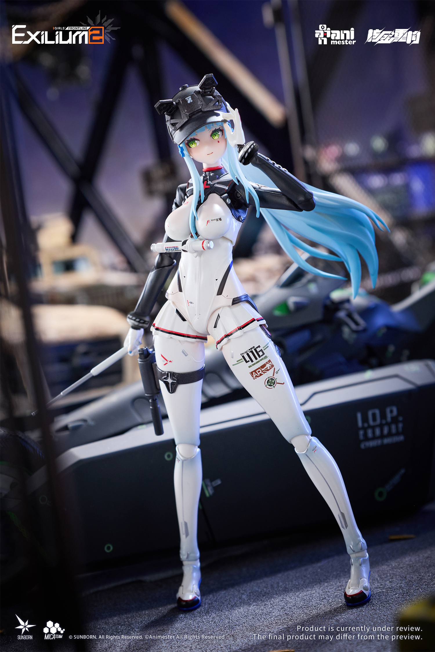 NUCLEAR GOLD RECONSTRUCTION "GIRLS' FRONTLINE 2: EXILIUM" KLUKAI - SPEED STAR SET 1/12 COMPLETE MODEL ACTION FIGURE PLASTIC KIT