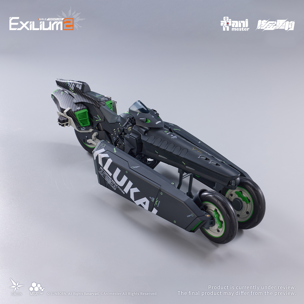 NUCLEAR GOLD RECONSTRUCTION "GIRLS' FRONTLINE 2: EXILIUM" KLUKAI - SPEED STAR MOTORBIKE 1/12 PLASTIC KIT