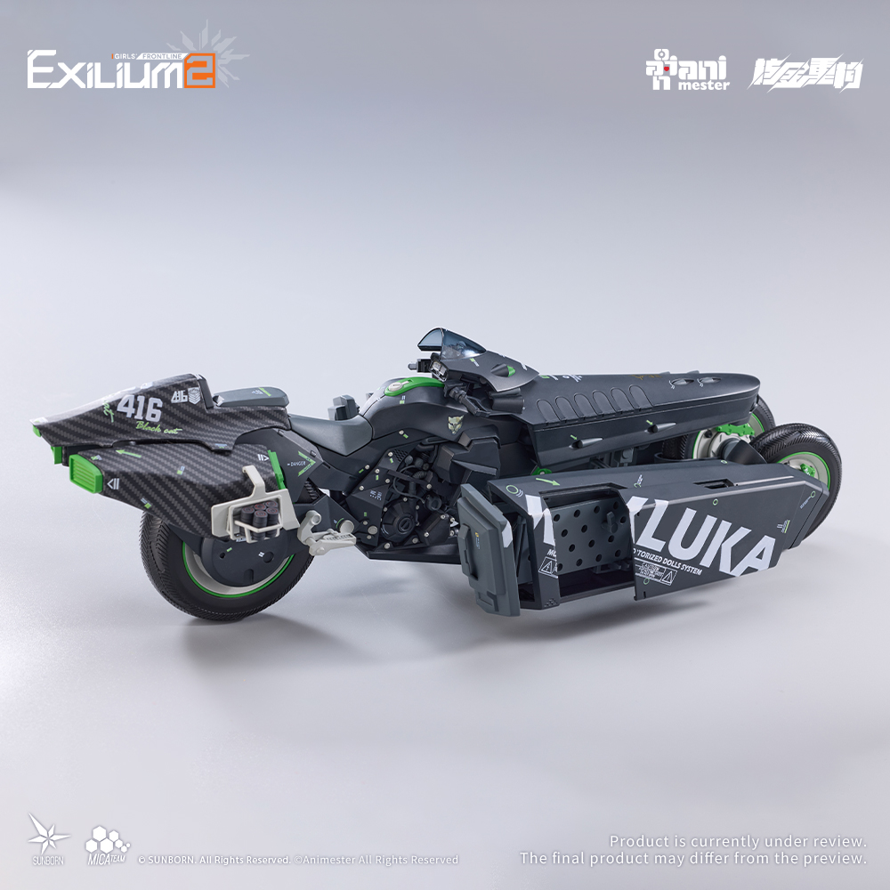 NUCLEAR GOLD RECONSTRUCTION "GIRLS' FRONTLINE 2: EXILIUM" KLUKAI - SPEED STAR MOTORBIKE 1/12 PLASTIC KIT