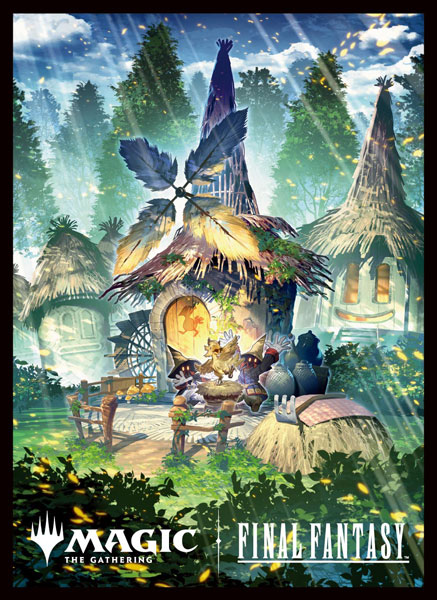"MAGIC: The Gathering" "Final Fantasy" Players Card Sleeve MFS-77 Chocobo Bundle Forest