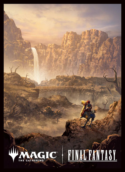 "MAGIC: The Gathering" "Final Fantasy" Players Card Sleeve MFS-78 Chocobo Bundle Mountain