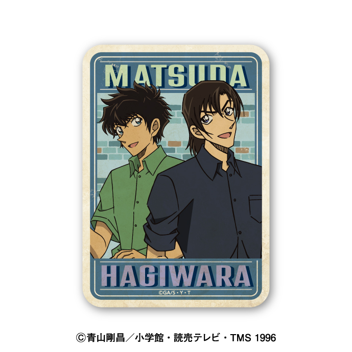 "Detective Conan" Travel Sticker 5 Matsuda & Hagiwara