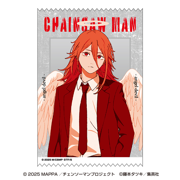 "Chainsaw Man - The Movie: Reze Arc" Satin Cross Sticker 5 Angel Devil