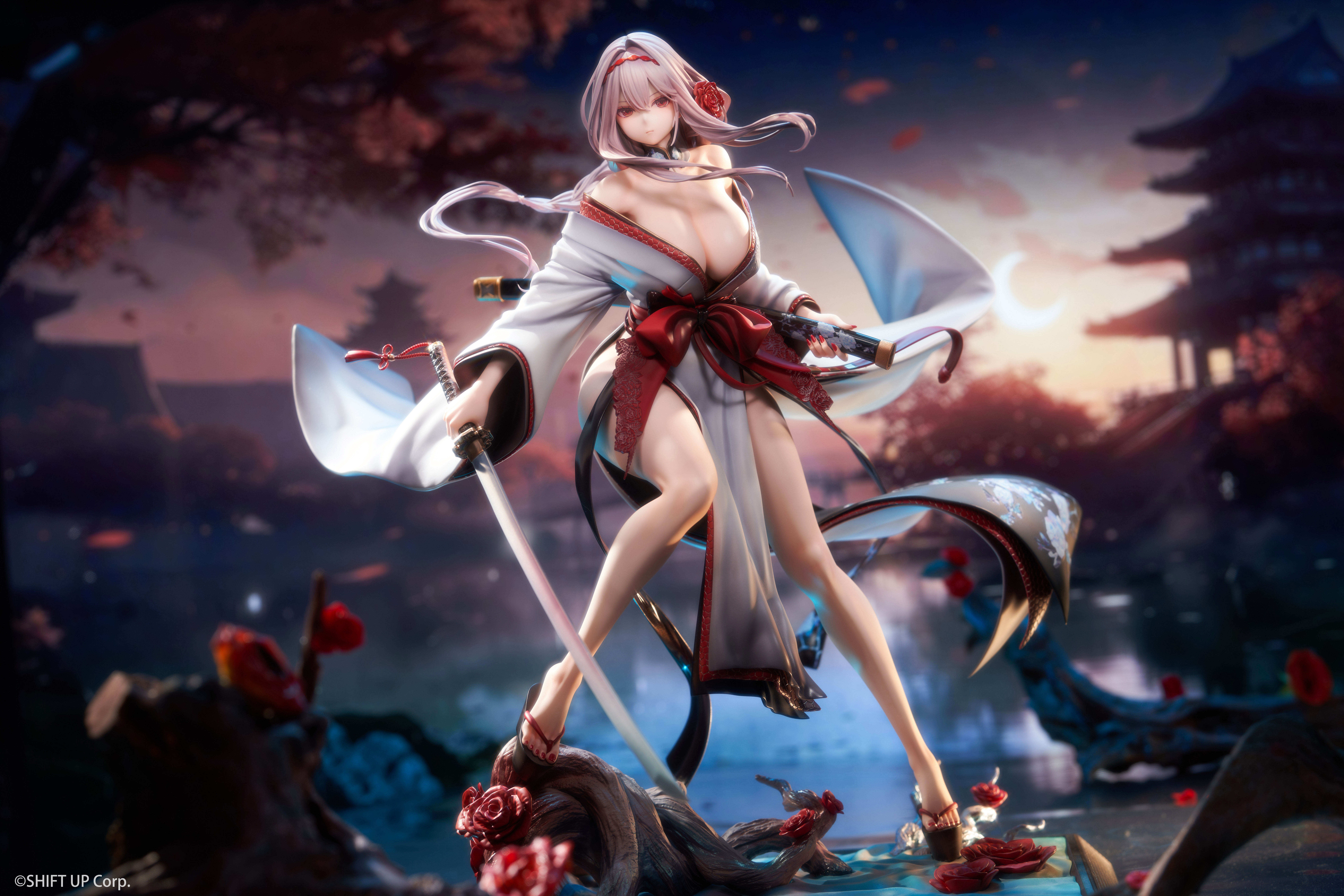 HOBBY SAKURA "GODDESS OF VICTORY: NIKKE" SCARLET: BLACK SHADOW LONGING FLOWER 1/4 SCALE FIGURE DELUXE EDITION