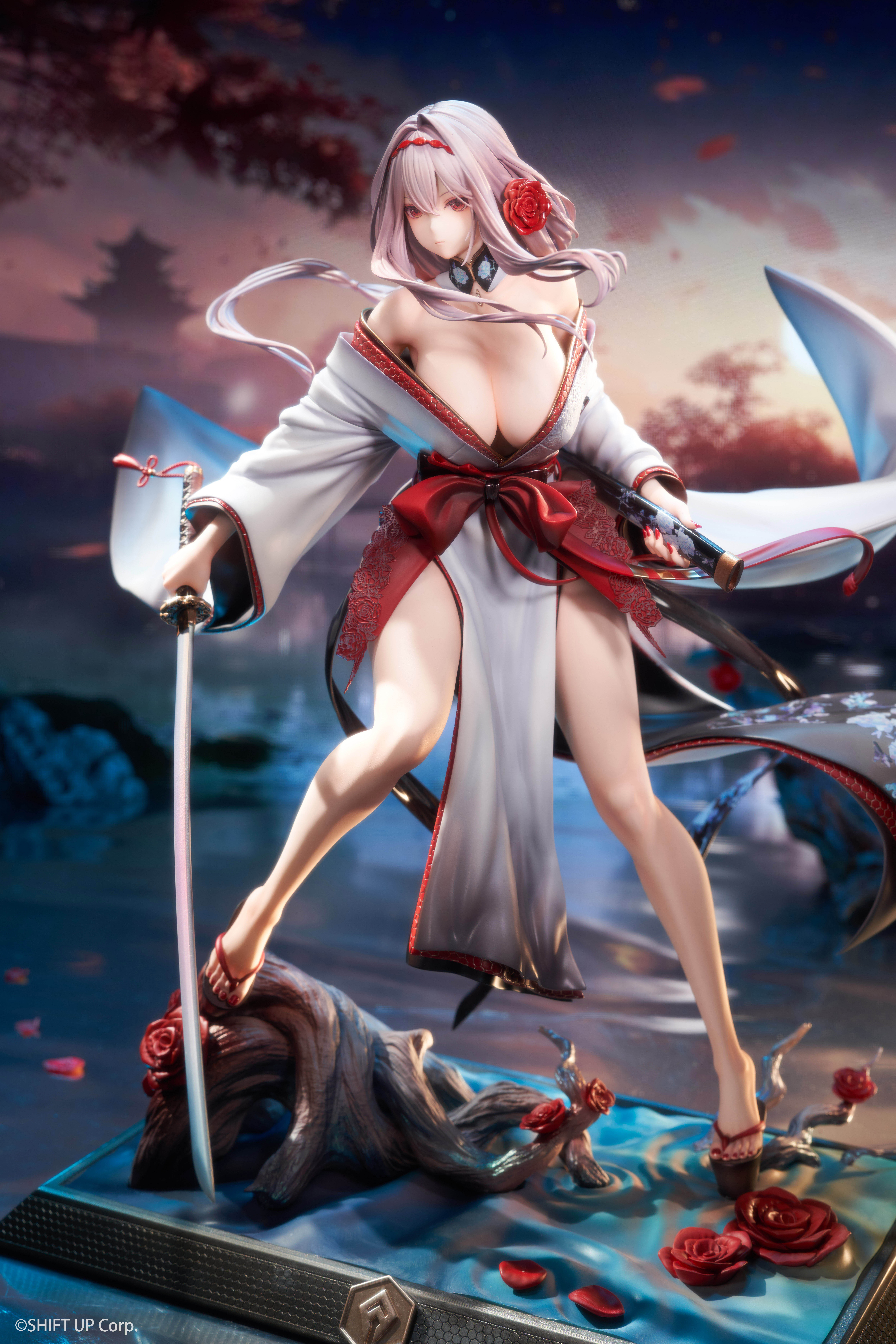 HOBBY SAKURA "GODDESS OF VICTORY: NIKKE" SCARLET: BLACK SHADOW LONGING FLOWER 1/4 SCALE FIGURE DELUXE EDITION