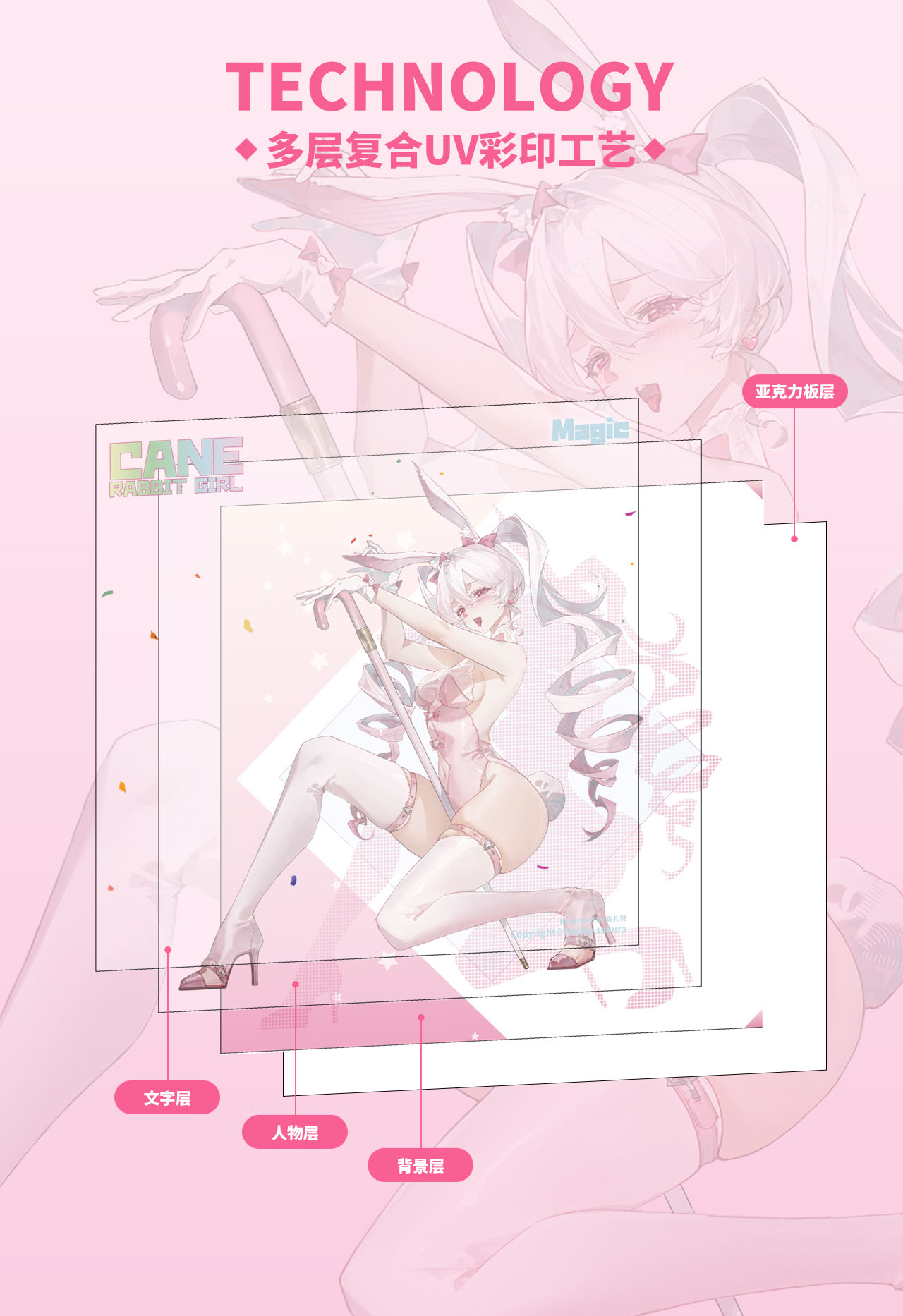 HOBBY SAKURA CANE RABBIT GIRL 1/6 SCALE FIGURE DELUXE EDITION