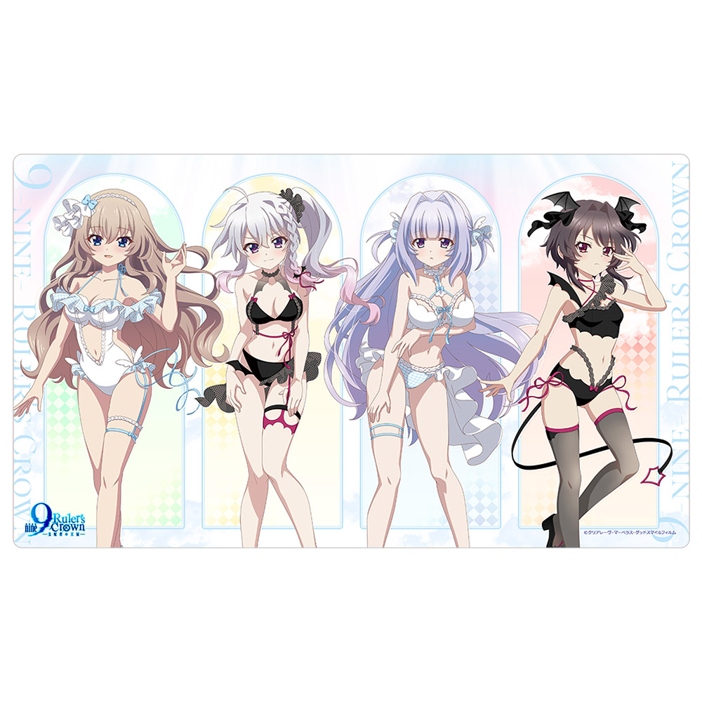 "9-nine- Ruler's Crown" Original Illustration Rubber Mat Angel & Devil Swimwear