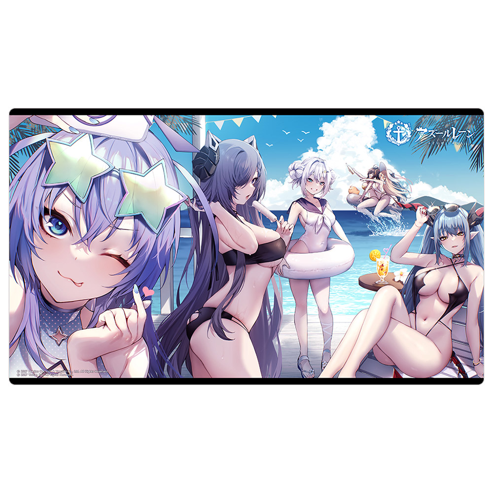 "Azur Lane" Rubber Mat New Jersey & August von Parseval & Jade & Harbin & Richelieu & Regensburg