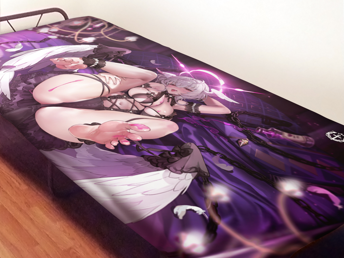 "Azur Lane" Sheets Pearl / Fallen Angel in the Dark Castle