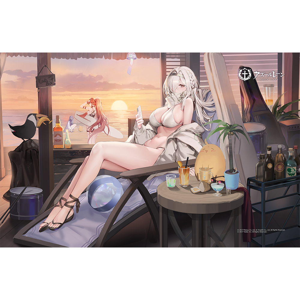 "Azur Lane" Towel Blanket Colorado / Sunset Cavatina