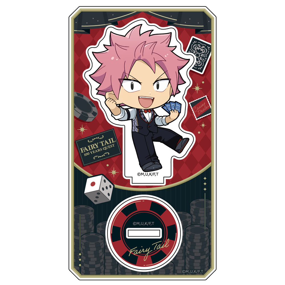 "Fairy Tail 100 Years Quest" Acrylic Stand Natsu / Casino Dealer