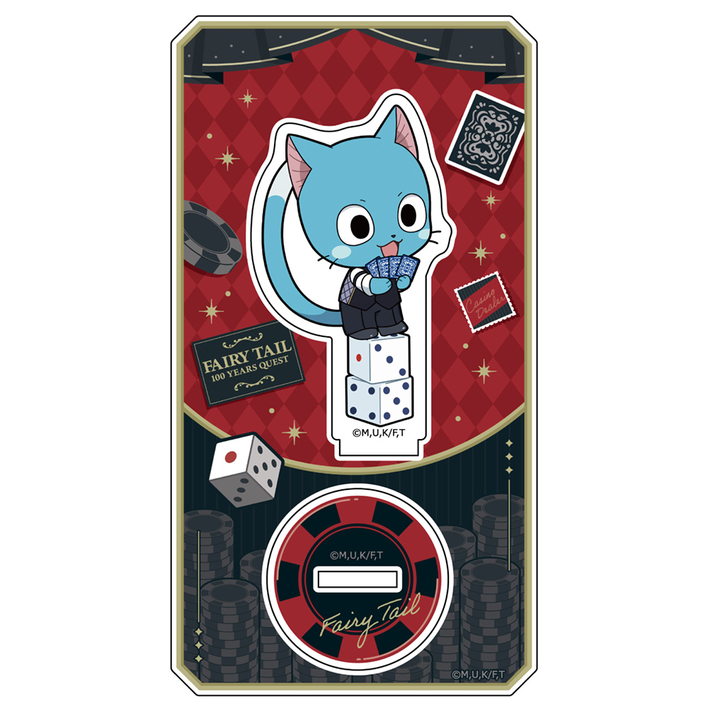 "Fairy Tail 100 Years Quest" Acrylic Stand Happy / Casino Dealer