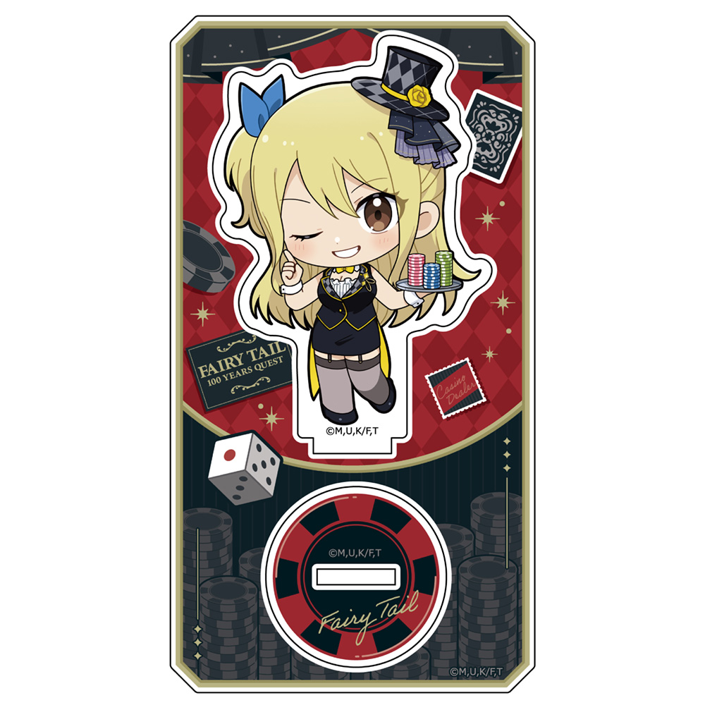 "Fairy Tail 100 Years Quest" Acrylic Stand Lucy / Casino Dealer