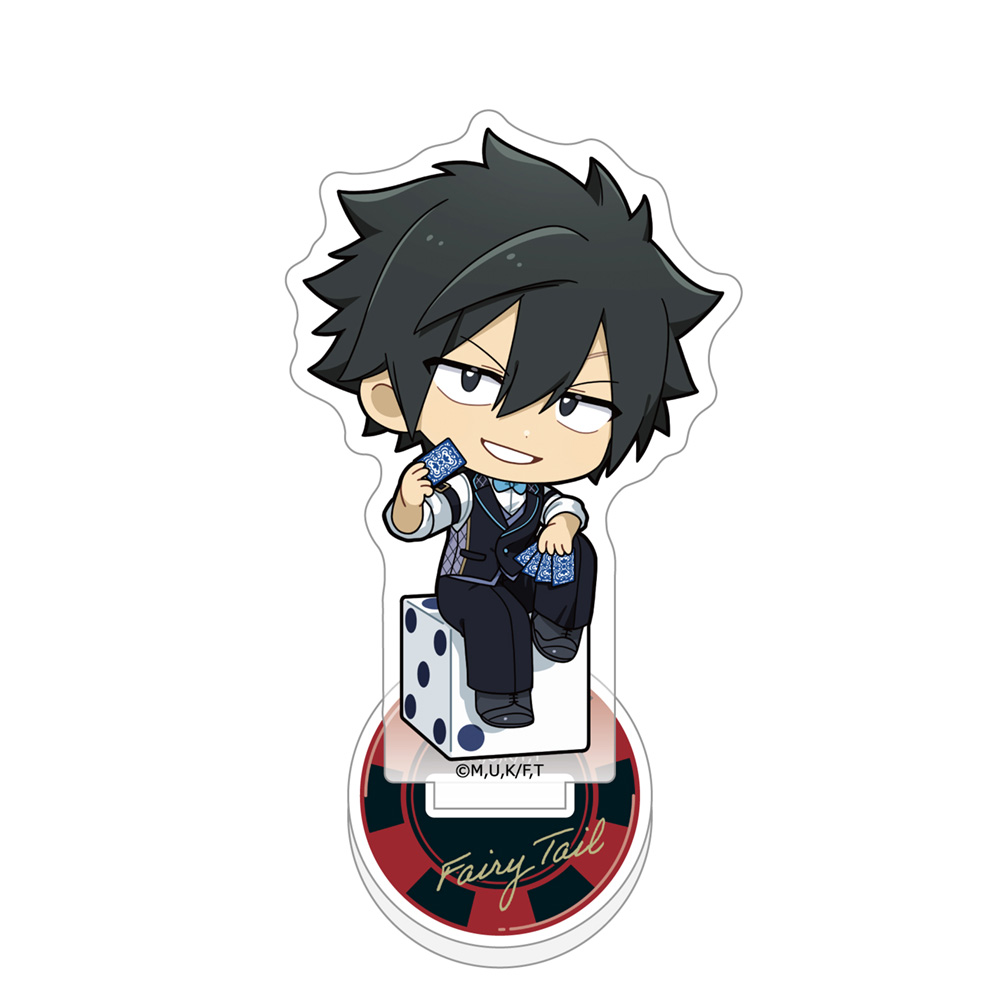 "Fairy Tail 100 Years Quest" Acrylic Stand Gray / Casino Dealer