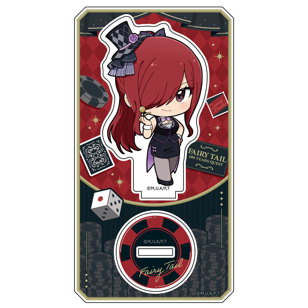 "Fairy Tail 100 Years Quest" Acrylic Stand Erza / Casino Dealer