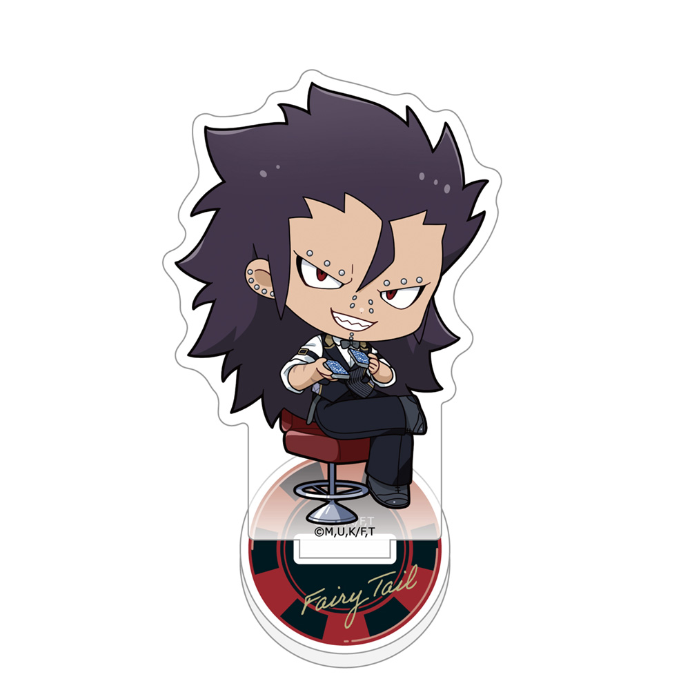 "Fairy Tail 100 Years Quest" Acrylic Stand Gajeel / Casino Dealer