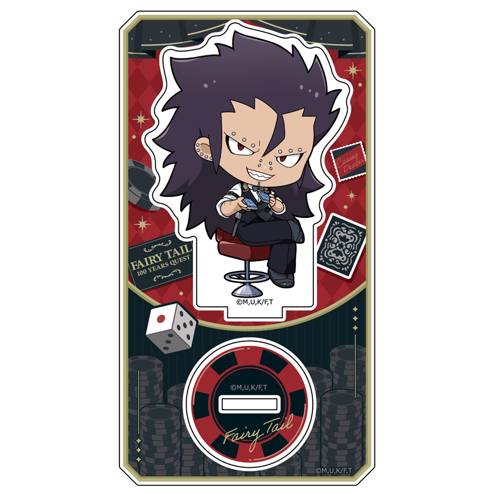 "Fairy Tail 100 Years Quest" Acrylic Stand Gajeel / Casino Dealer