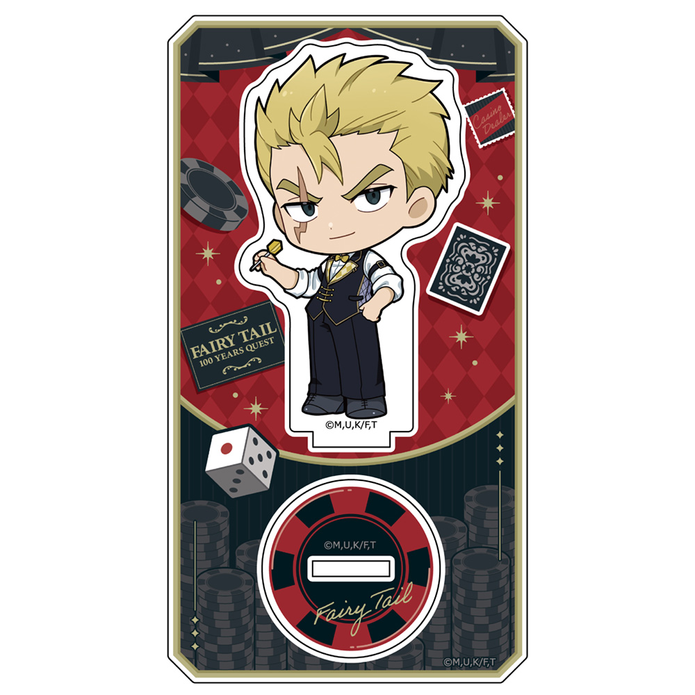 "Fairy Tail 100 Years Quest" Acrylic Stand Laxus / Casino Dealer