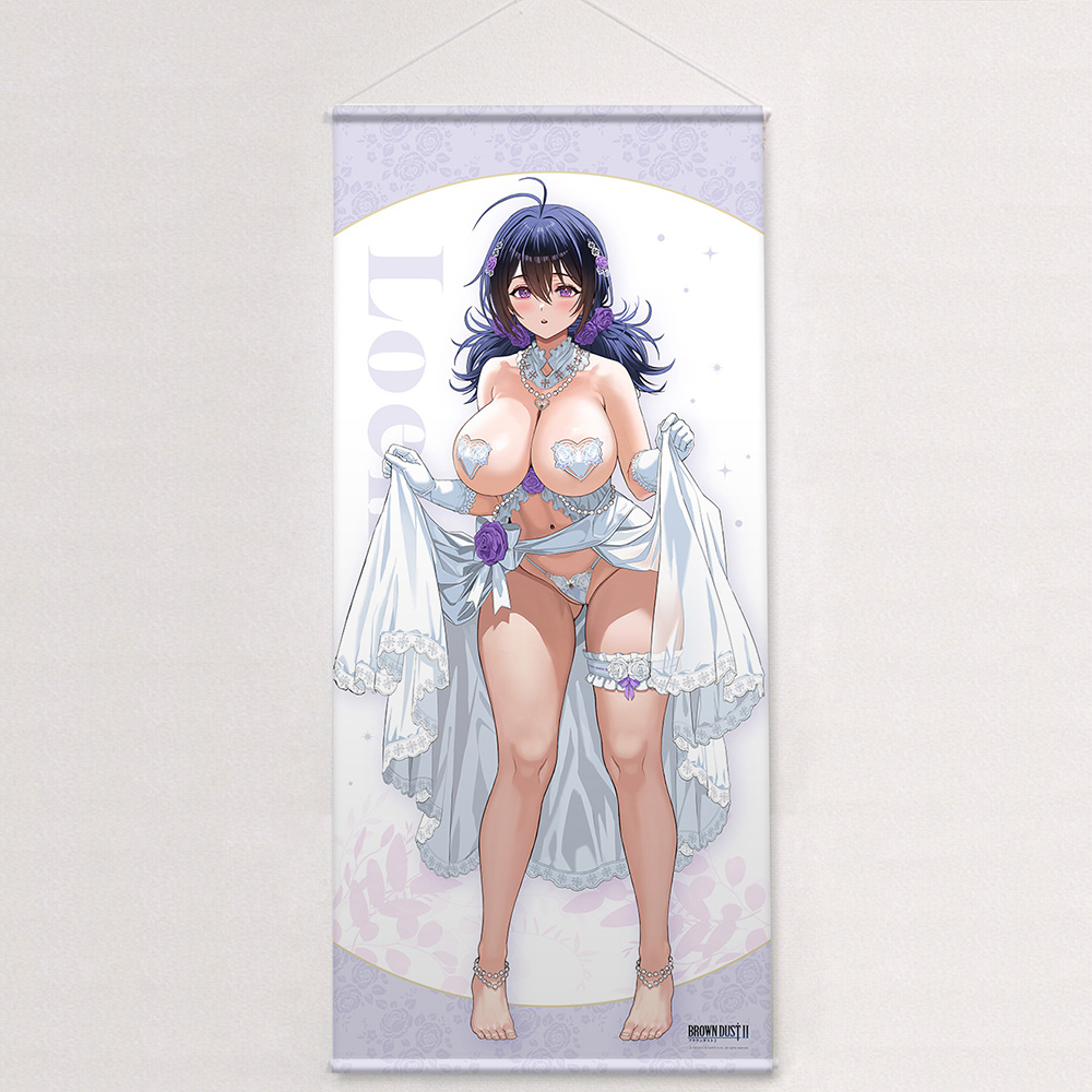 "Brown Dust 2" Original Illustration Extra Large Tapestry Loen / Wedding Swimwear