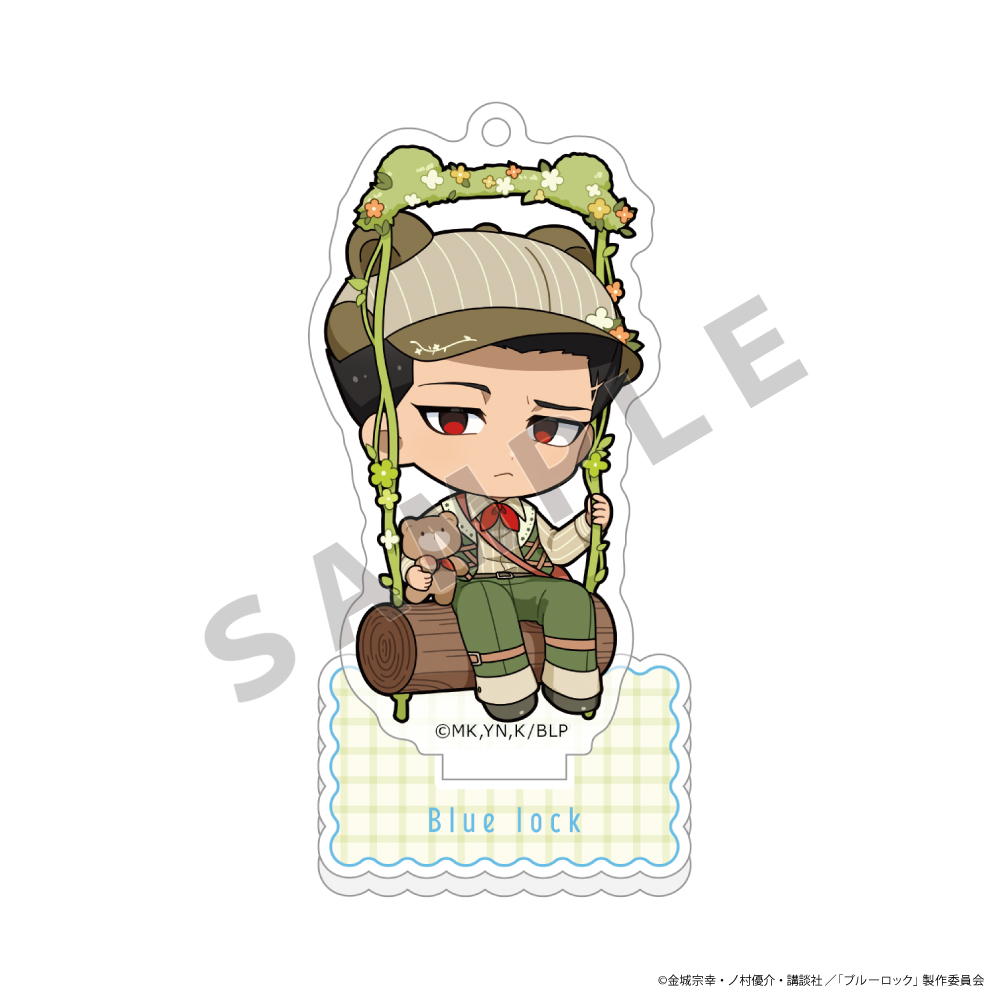 "Blue Lock" Acrylic Stand Barou Shouei / Kumamimi Swing