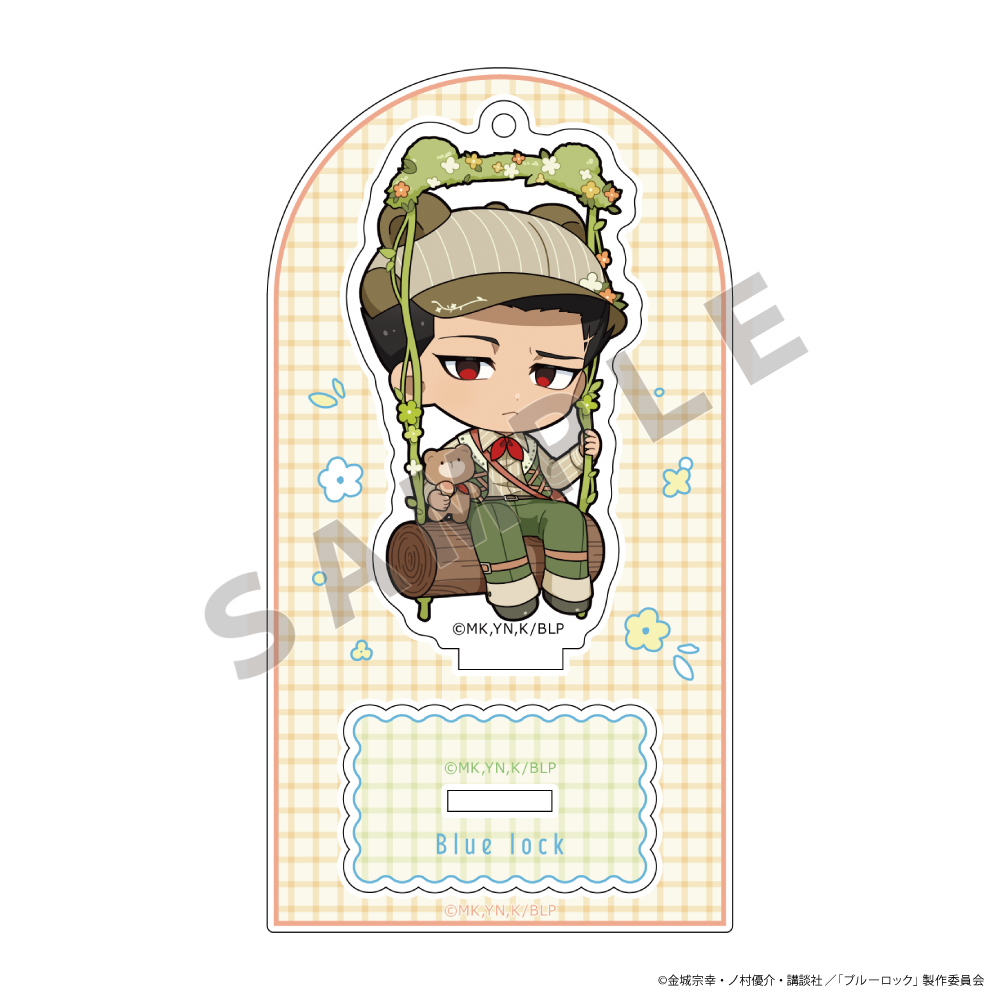 "Blue Lock" Acrylic Stand Barou Shouei / Kumamimi Swing