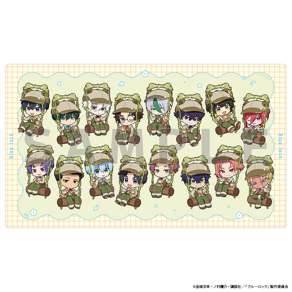 "Blue Lock" Rubber Mat Kumamimi Swing
