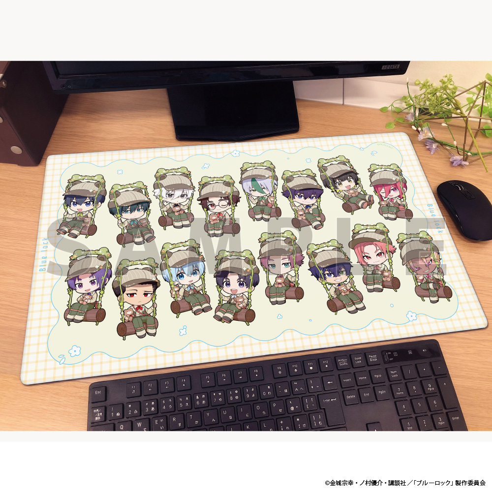 "Blue Lock" Rubber Mat Kumamimi Swing