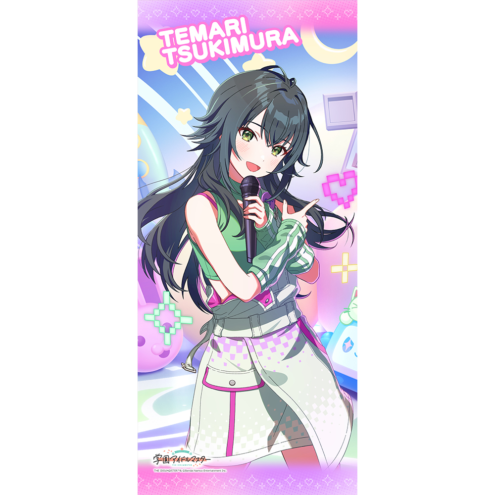 "Gakuen Idolmaster" Sports Towel Tsukimura Temari / Mirakulu Na Now (ﾟ∀ﾟ)!
