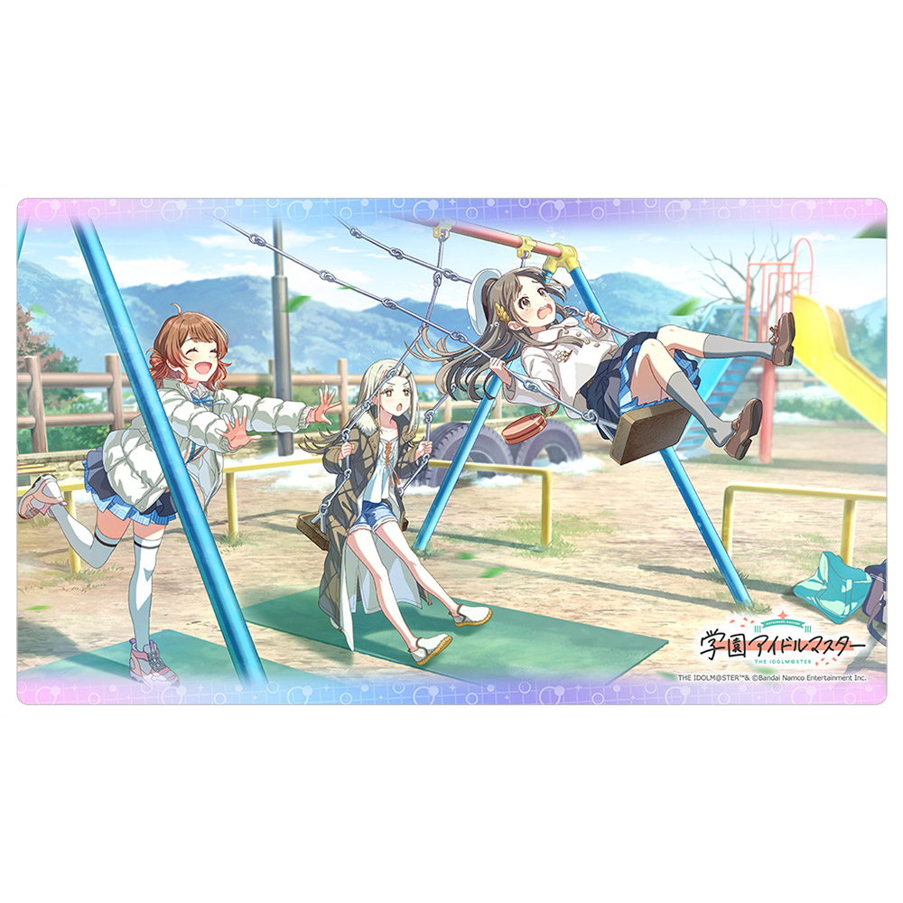 "Gakuen Idolmaster" Rubber Mat I Love You Girls