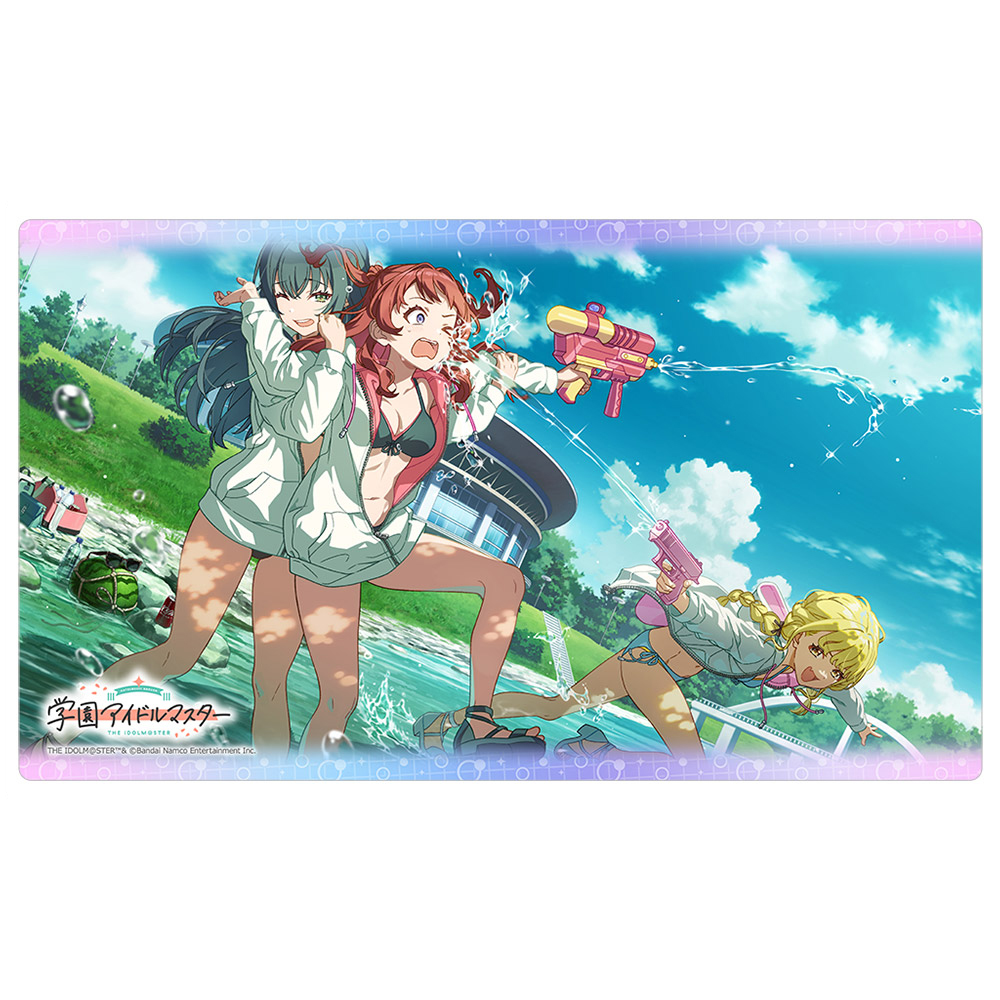 "Gakuen Idolmaster" Rubber Mat Let's Enjoy Summer to the Fullest!