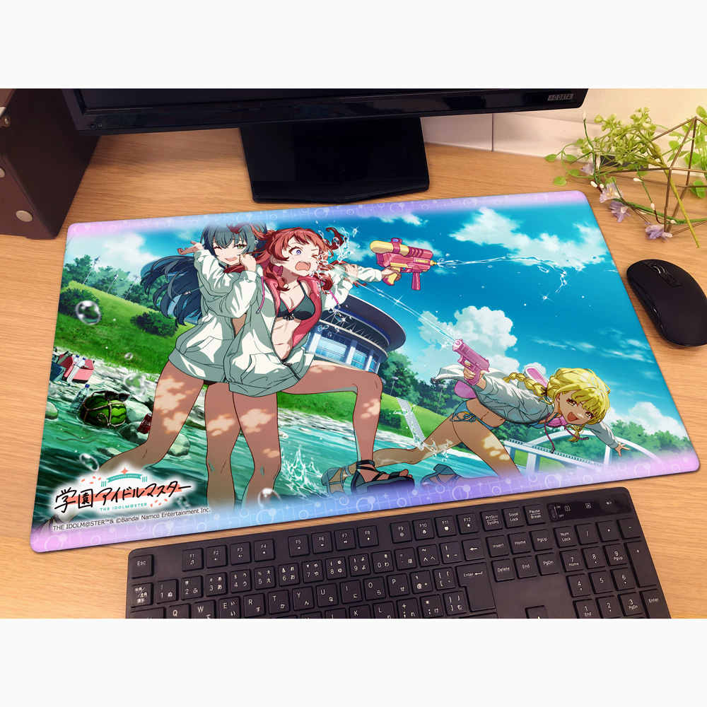 "Gakuen Idolmaster" Rubber Mat Let's Enjoy Summer to the Fullest!