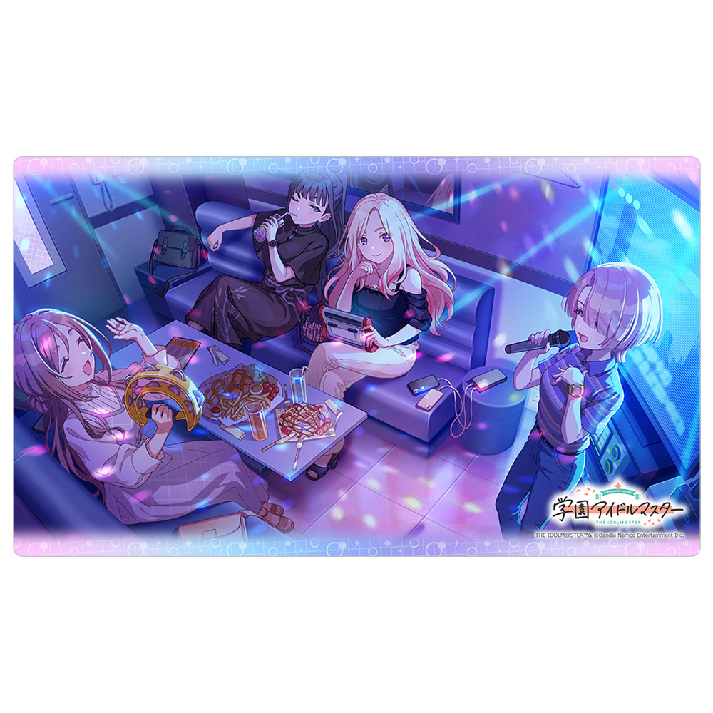 "Gakuen Idolmaster" Rubber Mat Let's Get This Party Started!