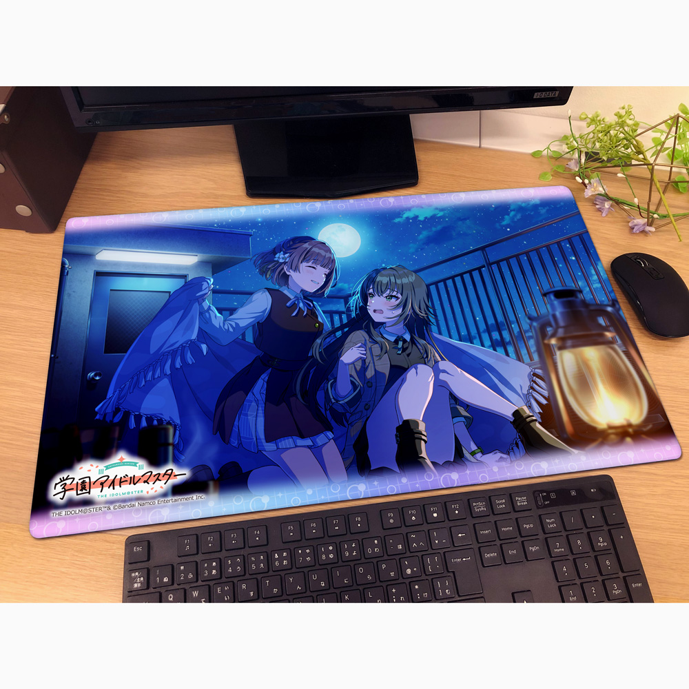 "Gakuen Idolmaster" Rubber Mat Let's Be Friends Again