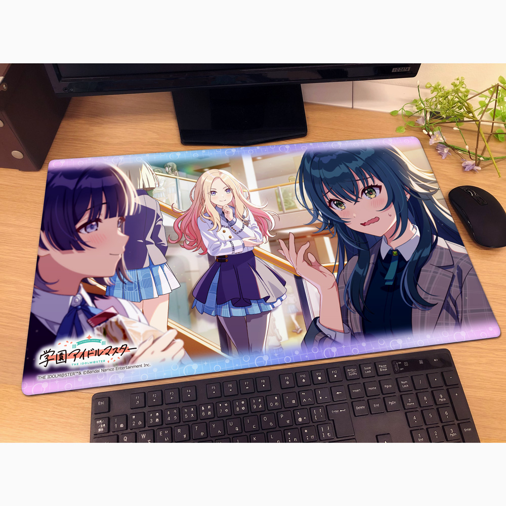 "Gakuen Idolmaster" Rubber Mat My Eyes Are On You, Tsukimura Temari