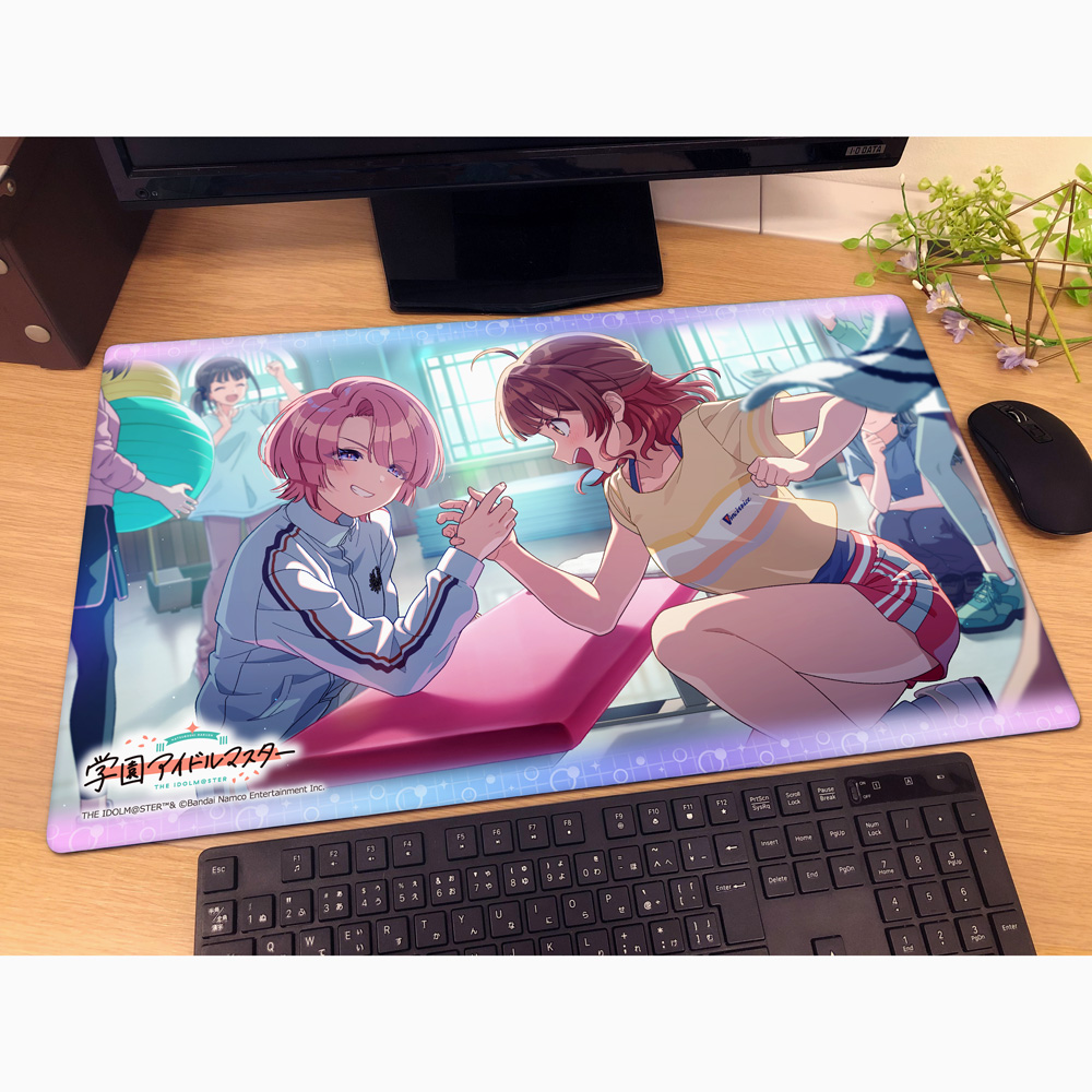 "Gakuen Idolmaster" Rubber Mat Ready-Set, Go!