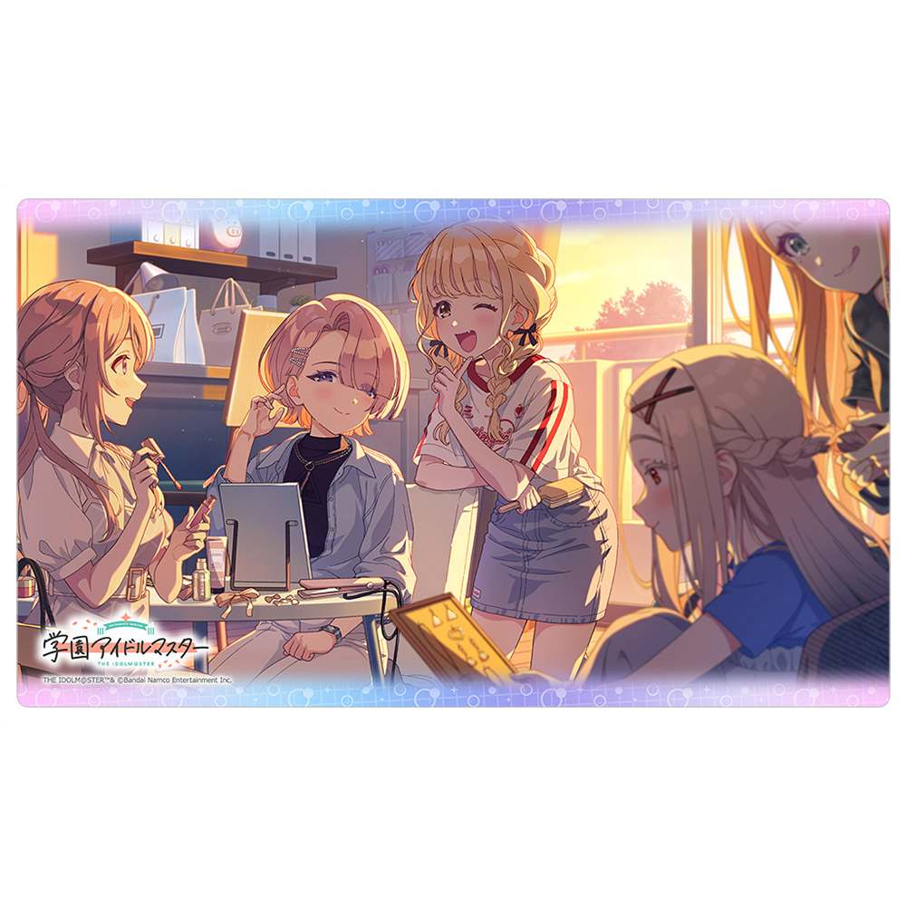 "Gakuen Idolmaster" Rubber Mat Trendy Fashion and Makeup