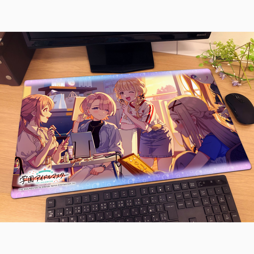 "Gakuen Idolmaster" Rubber Mat Trendy Fashion and Makeup