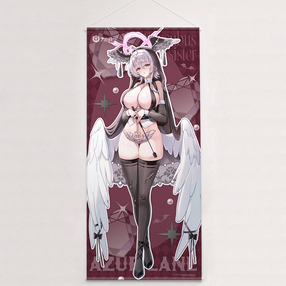 "Azur Lane" Original Illustration Extra Large Tapestry Mecklenburg / Succubus Sister
