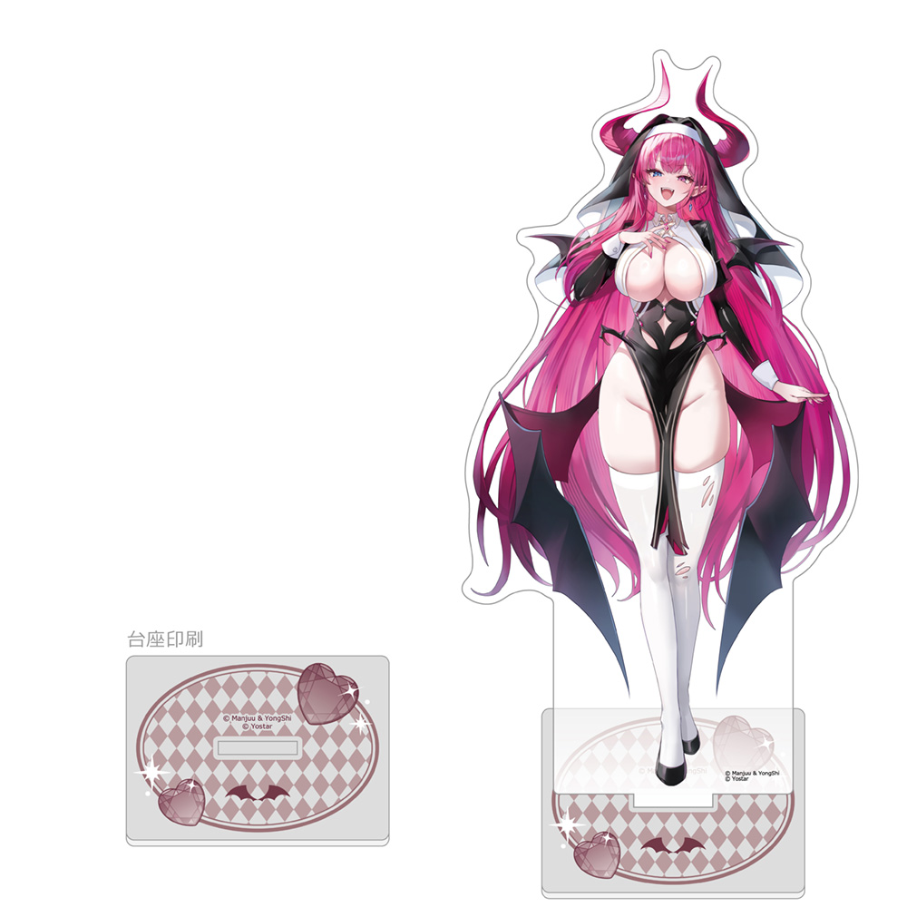 "Azur Lane" Original Illustration Extra Large Acrylic Stand Mecklenburg / Succubus Sister