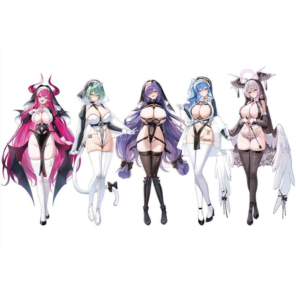 "Azur Lane" Original Illustration Chara Fine Graph Succubus Sister A4