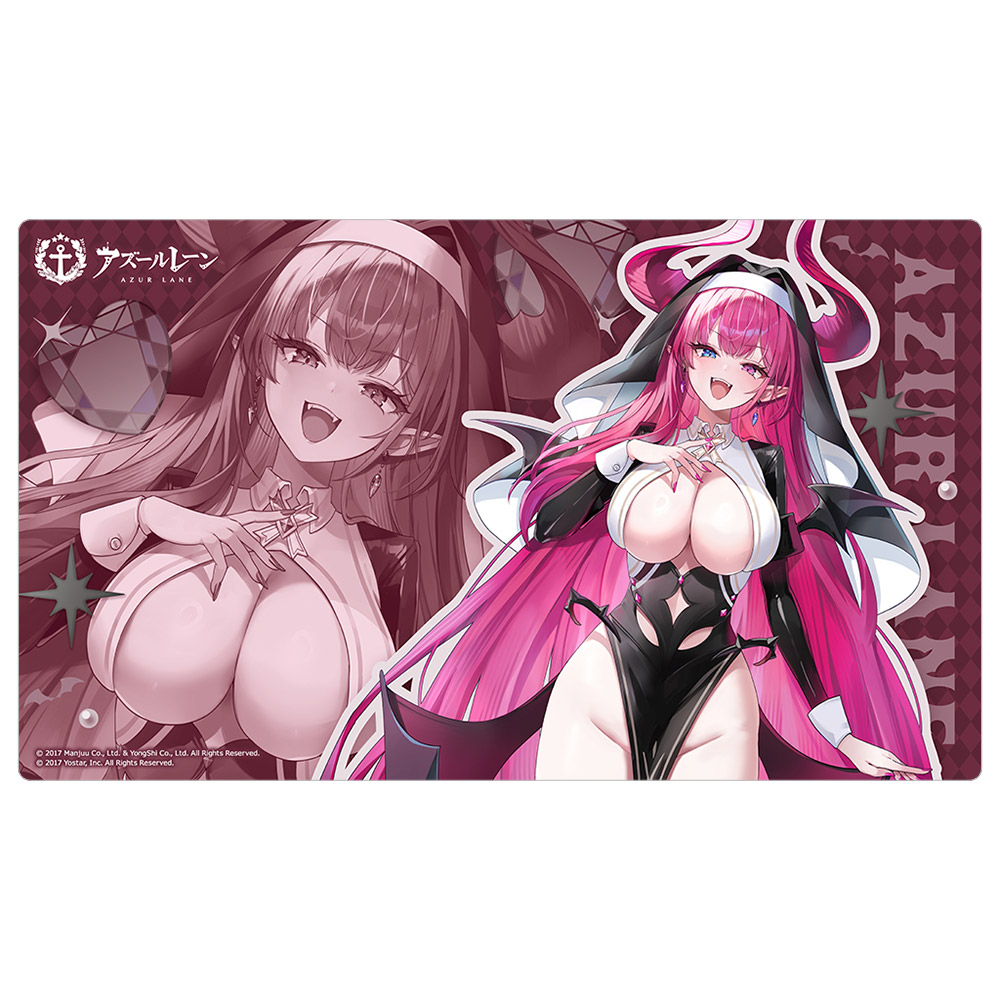 "Azur Lane" Original Illustration Rubber Mat Mecklenburg / Succubus Sister